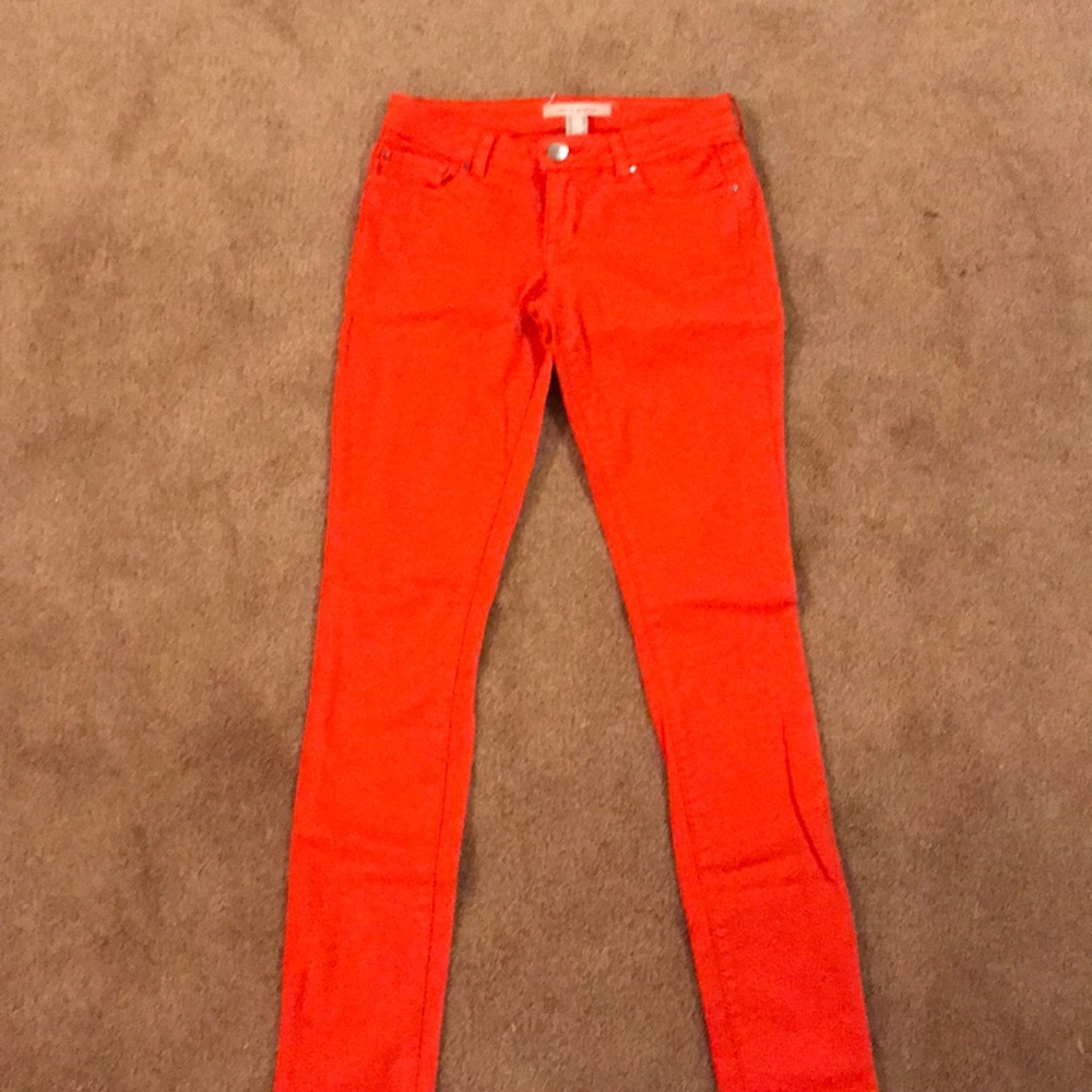 Red orange leggings size 24!